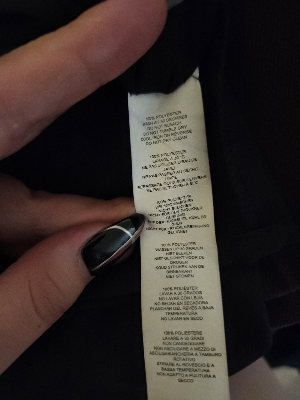 Boohoo Black Chiffon Panel Shirt Dress - Picture 7 of 8